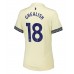 Everton Jack Grealish #18 Borte Drakt Dame 2025-26 Kortermet